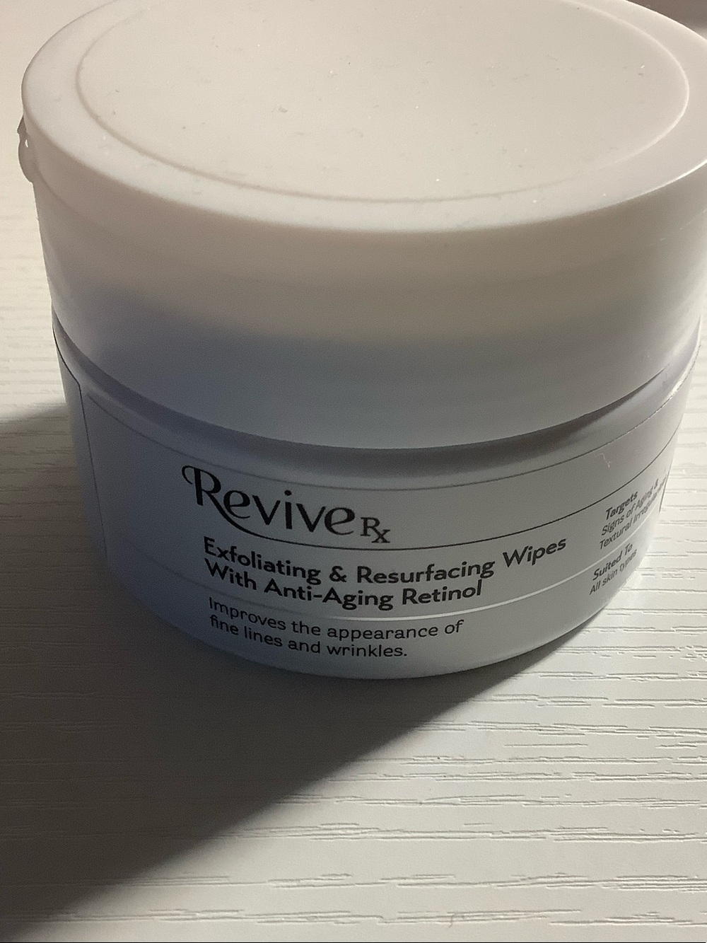 Revive Rx Exfoliating & Resurfacing Facial Pads Jar